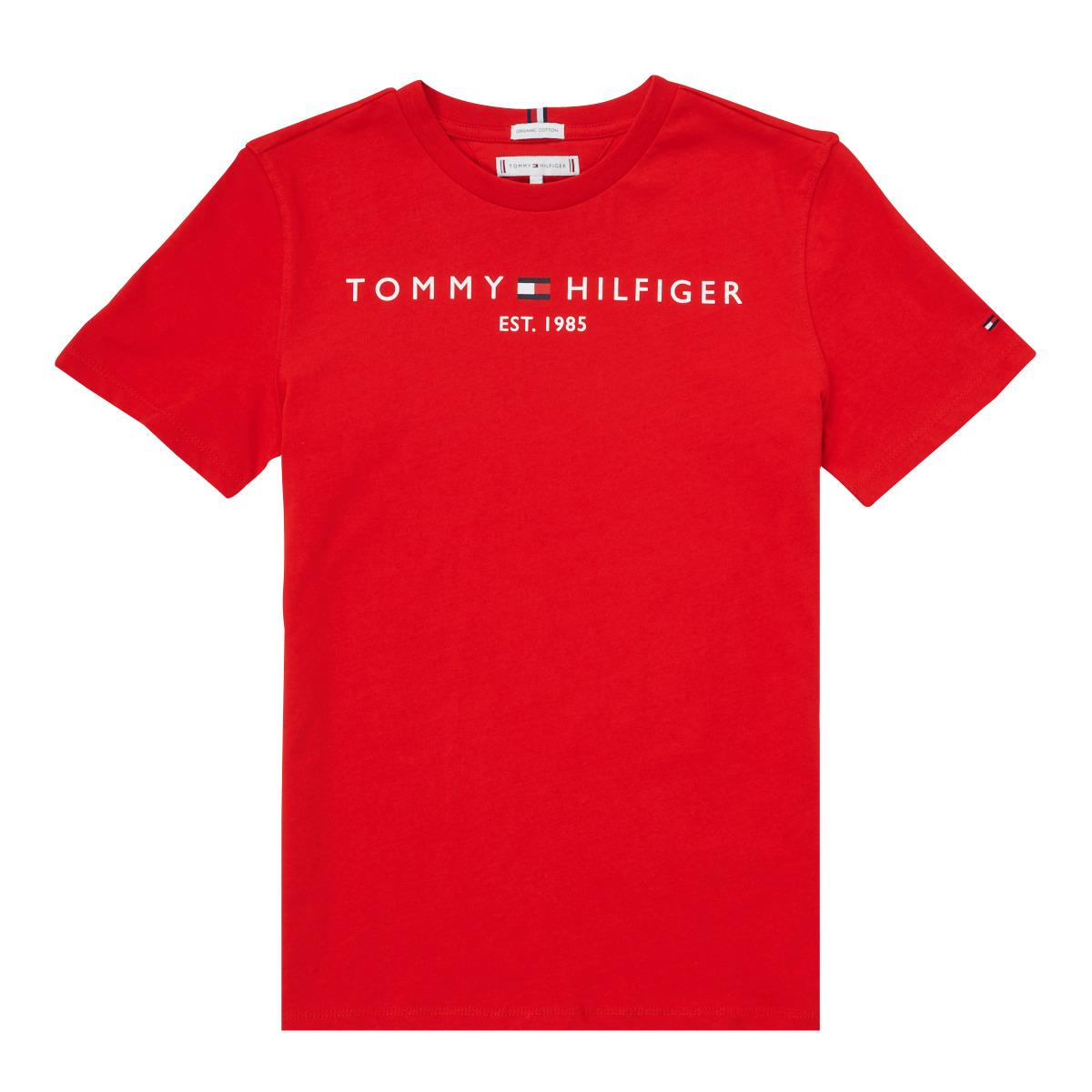 Textil Criança T-Shirt mangas curtas Tommy Hilfiger SELINERA Vermelho