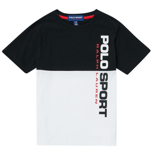 Textil Rapaz T-Shirt mangas curtas Philipp Plein Sport KAMILA Branco / Preto