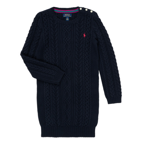 Textil Rapariga Vestidos curtos Ss Cn-knit Shirts RURBE Marinho