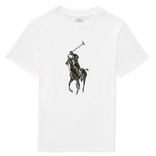 Textil Rapaz T-Shirt mangas curtas Ls Fb Cs M5-shirts-sport Shirt GUILIA Branco