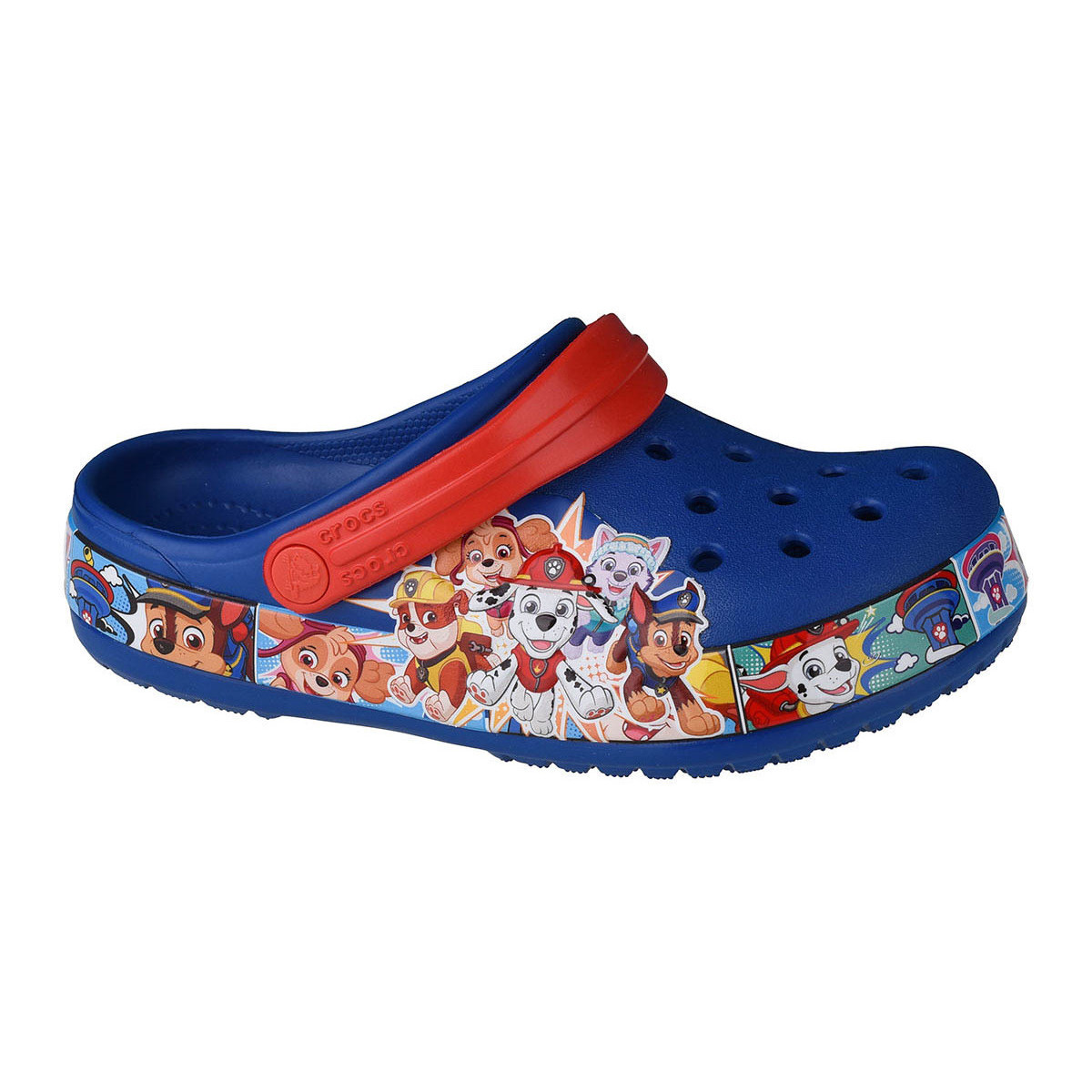 Sapatos Rapaz Chinelos Crocs Fun Lab Paw Patrol Azul