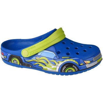 Sapatos Rapaz Chinelos Crocs Fun Lab Truck Band Clog Azul
