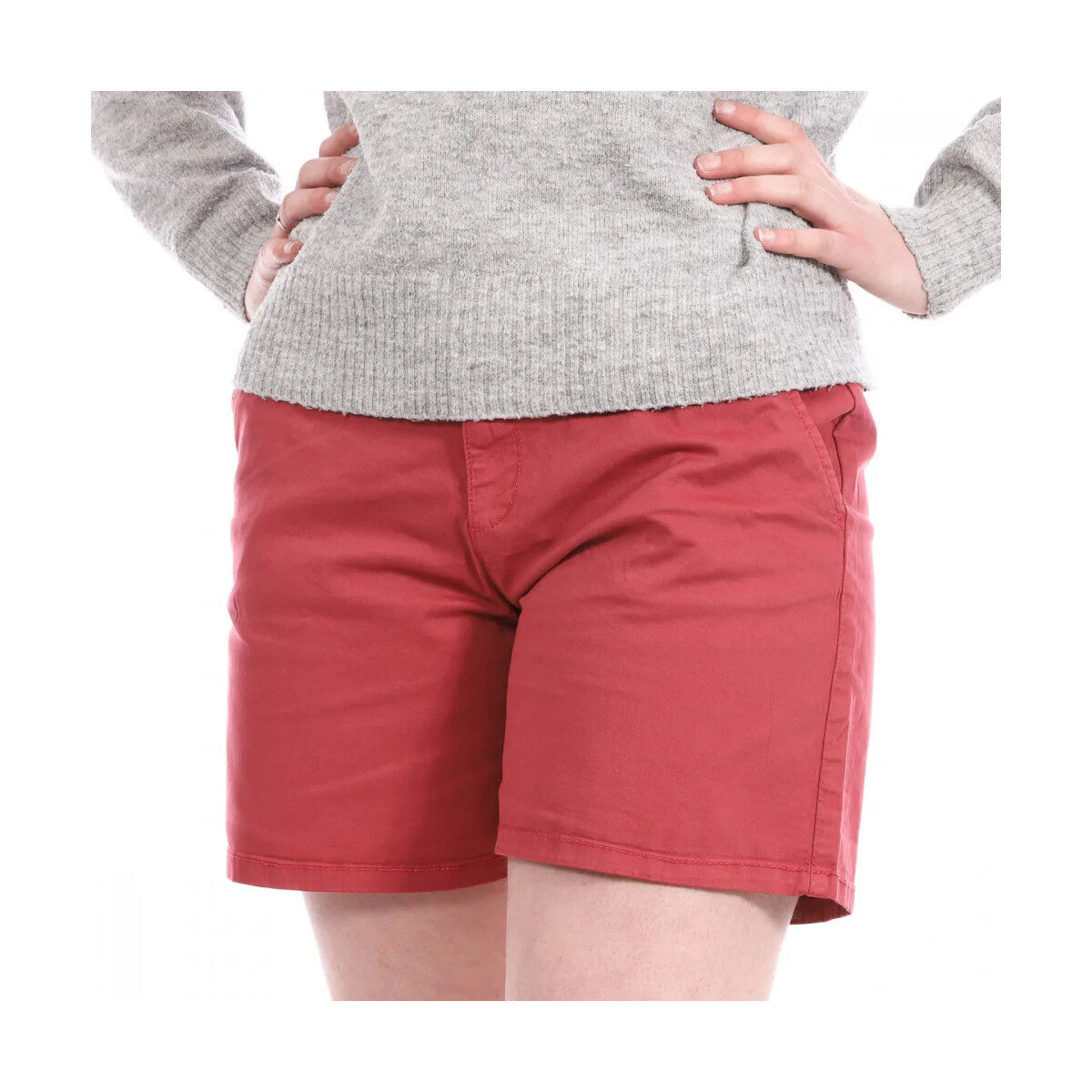 Textil Mulher Shorts / Bermudas Lee Cooper  Vermelho