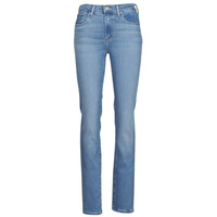 Textil Mulher Calças Short Jeans Levi's 724 HIGH RISE STRAIGHT Azul
