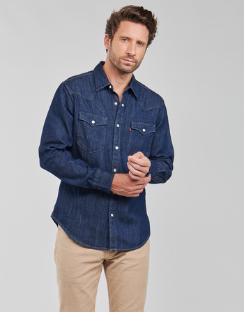 Textil Homem Camisas mangas comprida Levi's BARSTOW WESTERN STANDARD Azul