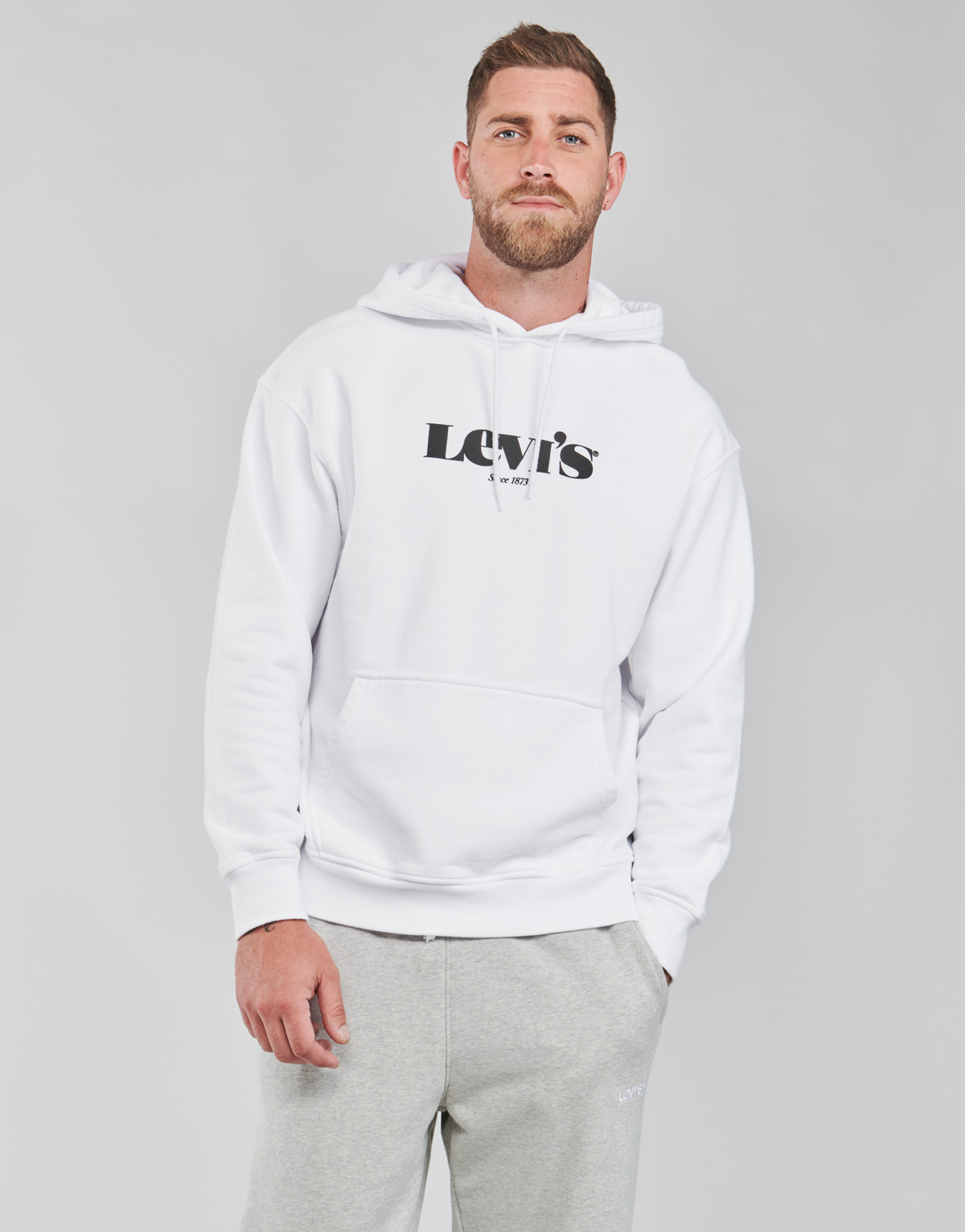 Textil Homem Sweats Levi's T2 RELAXED GRAPHIC PO Branco