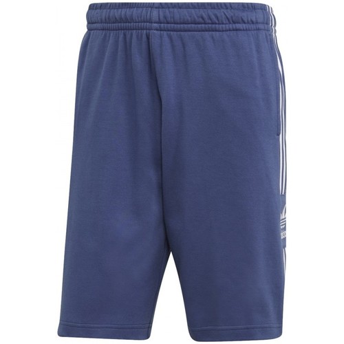 Textil Homem Shorts / Bermudas adidas Originals Lockup Lng Shrt Azul