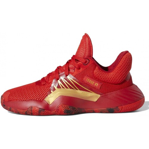 Sapatos Rapaz Sapatilhas de basquetebol adidas Originals D.O.N. Issue 1 J Vermelho