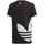 Textil Rapaz T-Shirt mangas curtas adidas Originals Big Trefoil Tee Preto