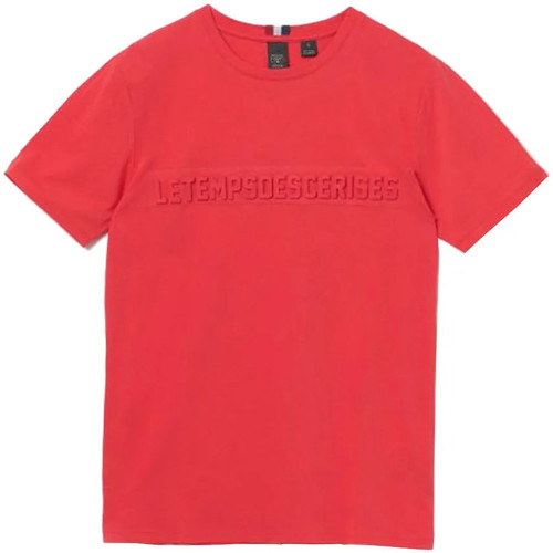 Textil Rapaz T-shirts e Pólos Le Temps des Cerises  Vermelho