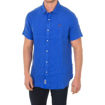 Textil Homem Camisas mangas curtas Napapijri NP000IF1-BB41 Azul