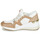 Sapatos Mulher Sapatilhas MICHAEL Michael Kors LIV Camel / Branco
