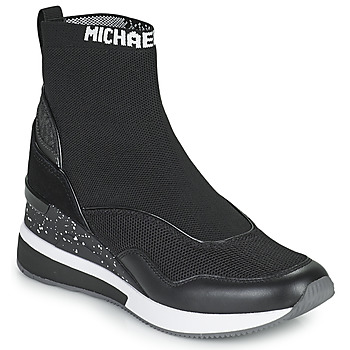 Sapatos Mulher Sapatilhas de cano-alto MICHAEL Michael Kors SWIFT Preto