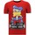 Textil Homem T-Shirt Set curtas Lf 107915405 Vermelho