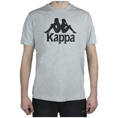 Textil Homem T-Shirt mangas curtas Kappa Caspar Cinza