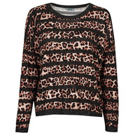 Textil Mulher camisolas Liu Jo WF1538 Leopardo