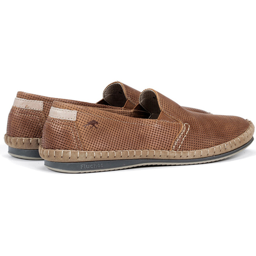 Fluchos 8674 LUXE SURF BAHAMAS MOCCASIN MAN Castanho