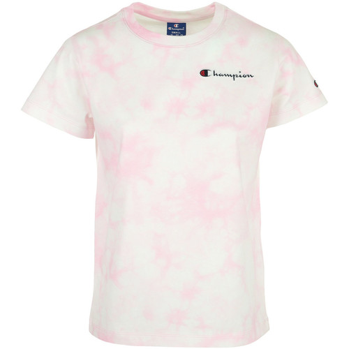 Textil Mulher Mesas de centro de exterior Champion Crewneck T-Shirt Rosa