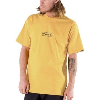 Textil Homem T-shirts e Pólos Vans T-Shirt  MN Easy Box SS Honey Gold Amarelo