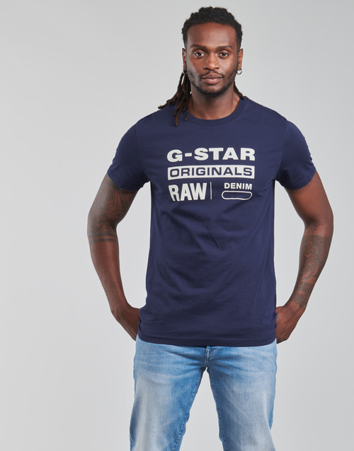 G-Star Raw GRAPHIC 8 R T SS Azul