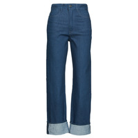 Textil Mulher Calças Short Jeans G-Star Raw TEDIE ULTRA HIGH STRAIGHT Azul
