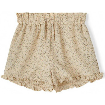 Textil Rapariga Shorts / Bermudas Name it  Bege