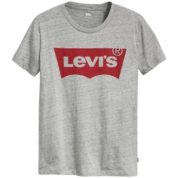 Textil Mulher T-Shirt mangas curtas Levi's Calças de treino Cinza