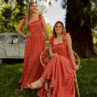 Textil Mulher Vestidos compridos Céleste AURORE Vermelho