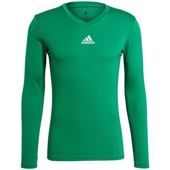 Textil Homem Mamalicious Weißes T-Shirt mit Schößchensaum adidas Originals Team Base Verde
