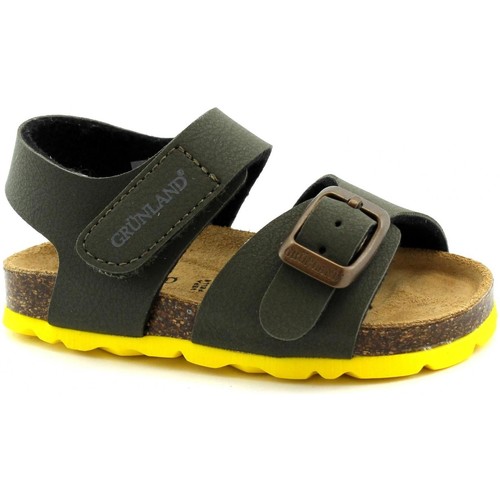 Sapatos Criança Sandálias Grunland GRU-E21-SB0231-OG Verde