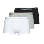 Calvin Klein CK One Set van 2 ongevoerde bralette met camibandjes in wit en cheetahprint