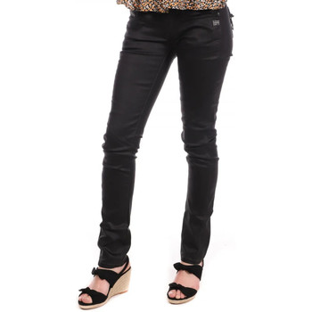 Textil Mulher Calças Medium Jeans G-Star Raw  Preto