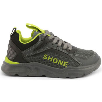 Sapatos Homem Sapatilhas Shone 903-001 Grey/Green Cinza