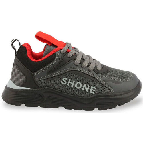 Sapatos Homem Sapatilhas Shone 903-001 dk/grey Cinza