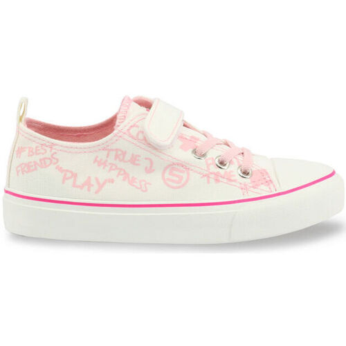 Sapatos Homem Sapatilhas Shone 291-002 White/Pink Branco