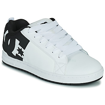 Sapatos Homem Sapatos estilo skate DC Shoes COURT GRAFFIK Branco / Preto