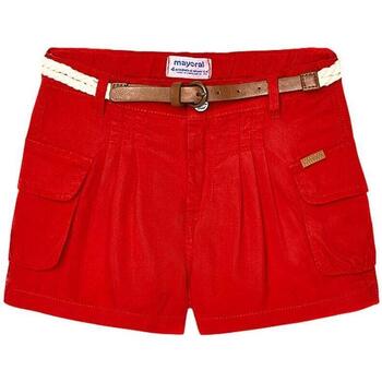 Textil Rapariga Shorts / Bermudas Mayoral  Rojo