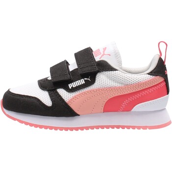 Sapatos Rapaz Sapatilhas Puma - R78 v bianco/rosa 373617-15 BIANCO
