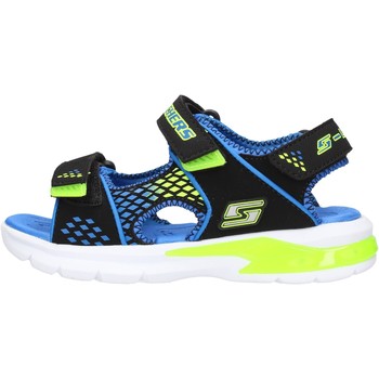 Sapatos Criança Sapatos aquáticos Skechers - E-ii sandal nero/blu 90558L BBLM Preto