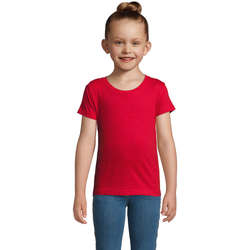 Textil Rapariga T-Shirt mangas curtas Sols CHERRY Rojo Rojo