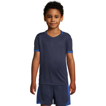Textil Criança T-Shirt mangas curtas Sols CLASSICOKIDS Marino Azul Azul