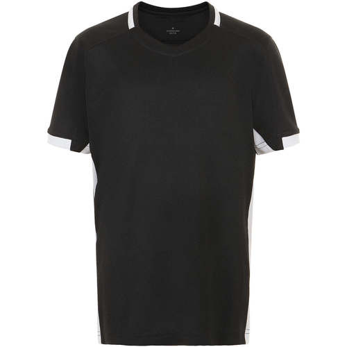 Textil ASHnça T-Shirt mangas curtas Sols CLASSICOKIDS Negro Blanco Preto