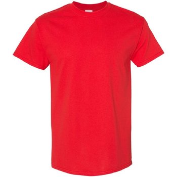 Textil Homem T-Shirt mangas curtas Gildan 5000 Vermelho