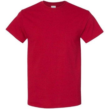 Textil Homem T-Shirt mangas curtas Gildan 5000 Vermelho