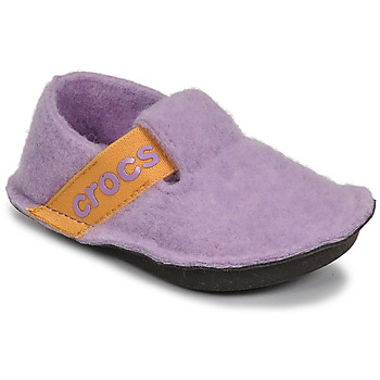 Sapatos Rapariga Chinelos Crocs CLASSIC SLIPPER K Violeta / Amarelo
