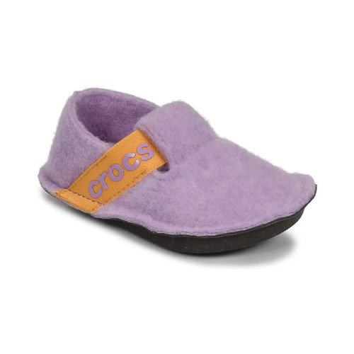 Sapatos Criança Chinelos Multi Crocs CLASSIC SLIPPER K Violeta / Amarelo