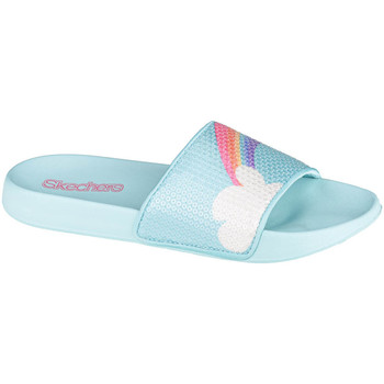 Sapatos Criança chinelos Skechers Sunny Slides-Dreamy Steps Bleu