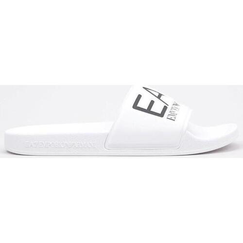 Sapatos Homem Chinelos Emporio Armani EA7 XCP001 Branco
