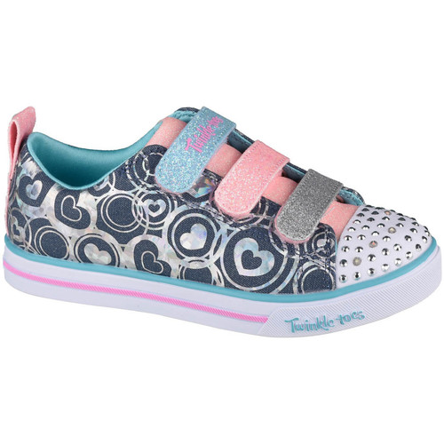 Sapatos Rapariga Sapatilhas Skechers Sparkle Lite Heartsland Azul