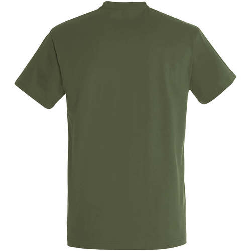 Sols IMPERIAL camiseta color Army-100% algodón semi-peinado Multicolor